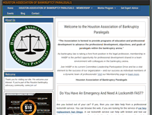 Tablet Screenshot of houstonbankruptcyparalegals.org